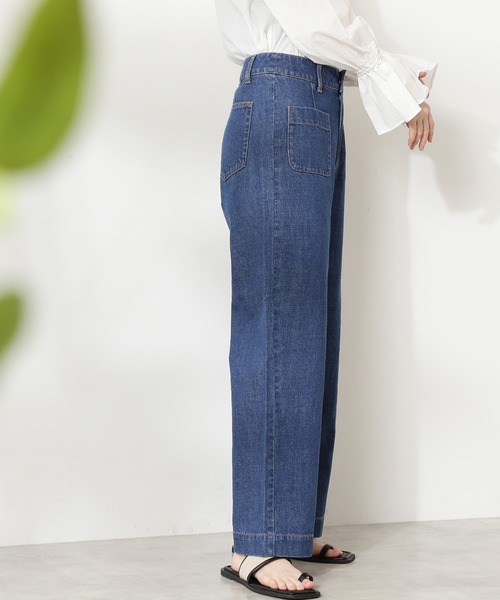 N.（N. Natural Beauty Basic）（エヌエヌナチュラルビューティーベーシック）の「【S Size Line】◆マリンデニム（デニムパンツ・レディース・ブルー/ナチュラル・SMALL/MEDIUM）」の3枚目の写真