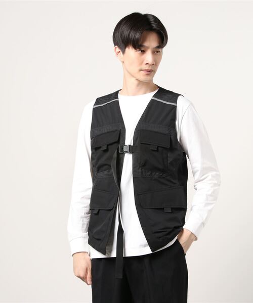 C DIEM(カルペディエム)の「C DIEM/カルペディエム/ユーティリティベスト(ベスト・メンズ・ブラック/グレー・MEDIUM/SMALL/LARGE)」の2枚目の写真