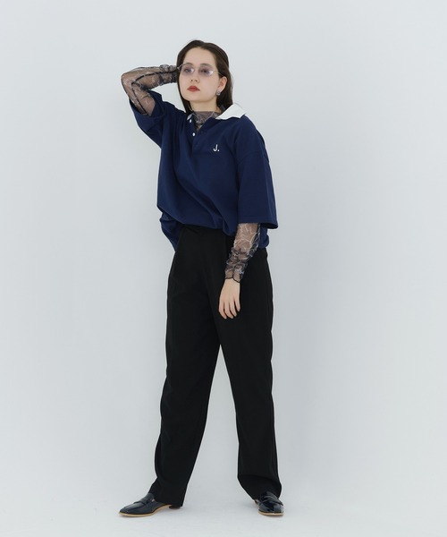 TINA:JOJUN ユニセックス ロゴスウェット ユニセックスポロシャツ TINA:JOJUN(Tシャツ/カットソー