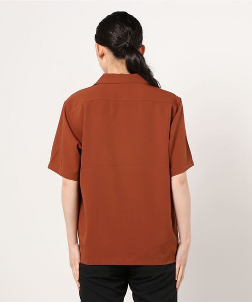 BEN DAVIS(ベンデイビス)の「BEN DAVIS/ベンデイビス ビッグシルエット ワンポイント ミニゴリラ刺繍 オープンカラーシャツ(シャツ/ブラウス・メンズ・ベージュ/オレンジ/ライトグリーン/エメラルド・M/L)」の6枚目の写真