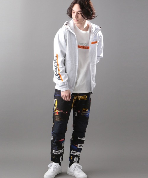 AVIREX(アヴィレックス)の「【AVIREX FLYER’S】パーカー スウェット / LS PARKA SWEAT AF / アヴィレックス / AVIREX(パーカー・メンズ・ライトグレー/ブラック/オリーブ/オレンジ・MEDIUM/LARGE/X-LARGE/XX-LARGE)」の9枚目の写真