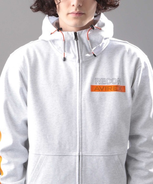 AVIREX(アヴィレックス)の「【AVIREX FLYER’S】パーカー スウェット / LS PARKA SWEAT AF / アヴィレックス / AVIREX(パーカー・メンズ・ライトグレー/ブラック/オリーブ/オレンジ・MEDIUM/LARGE/X-LARGE/XX-LARGE)」の11枚目の写真