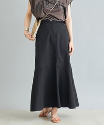 デニムアシメ切替マーメイドスカート