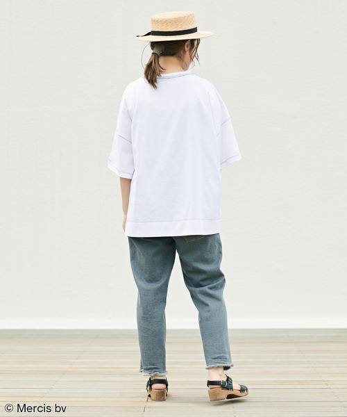 Miffy（ ミッフィー）の「【WEB限定】MIFFY ミッフィープリント×刺繍Tシャツ（Tシャツ/カットソー・レディース・ホワイト/ブラック・FREE）」の13枚目の写真