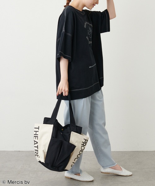 Miffy（ ミッフィー）の「【WEB限定】MIFFY ミッフィープリント×刺繍Tシャツ（Tシャツ/カットソー・レディース・ホワイト/ブラック・FREE）」の22枚目の写真