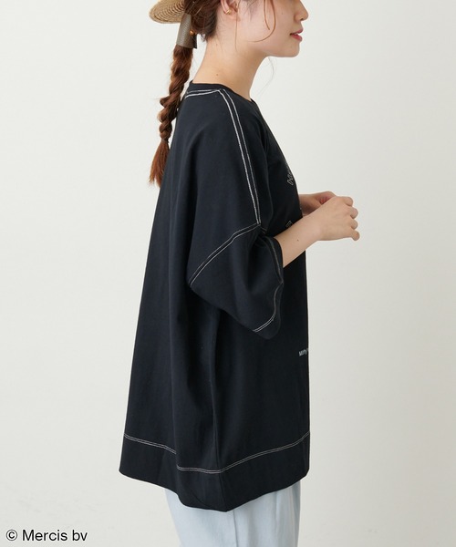 Miffy（ ミッフィー）の「【WEB限定】MIFFY ミッフィープリント×刺繍Tシャツ（Tシャツ/カットソー・レディース・ホワイト/ブラック・FREE）」の18枚目の写真