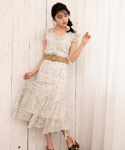 WILLSELECTION（ウィルセレクション）の「オリジナルペイズリータックフリルブラウス（シャツ/ブラウス・レディース・ミント/ラベンダー・MEDIUM）」の13枚目の写真