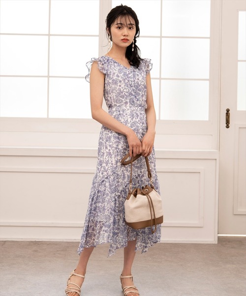 WILLSELECTION（ウィルセレクション）の「オリジナルペイズリータックフリルブラウス（シャツ/ブラウス・レディース・ミント/ラベンダー・MEDIUM）」の7枚目の写真