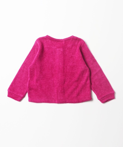 trois lapins kp（トロワラパンケーピー）の「お花刺しゅうのカーディガン(80-90cm)（カーディガン/ボレロ・キッズ・ブラック/ワインレッド・90cm/80ｃｍ）」の5枚目の写真