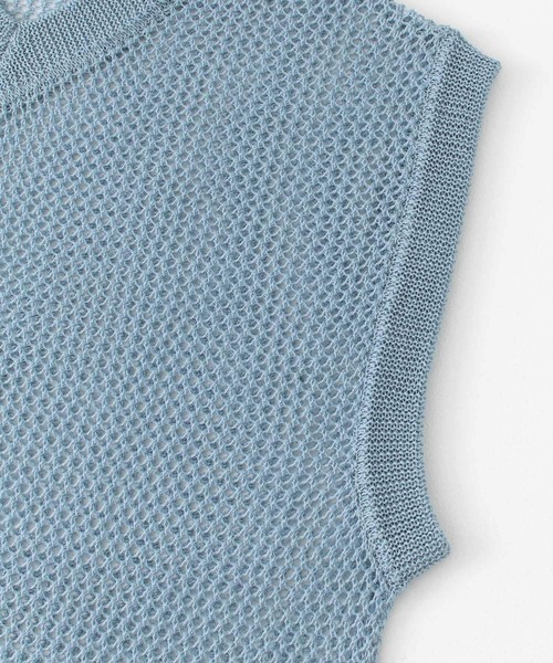 URBAN RESEARCH(アーバンリサーチ)の「URBAN RESEARCH iD メッシュVネックニットベスト(ベスト・メンズ・ブルー系その他/イエロー/ブラック・FREE)」の19枚目の写真