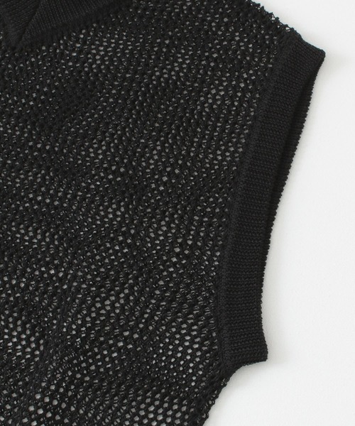 URBAN RESEARCH(アーバンリサーチ)の「URBAN RESEARCH iD メッシュVネックニットベスト(ベスト・メンズ・ブルー系その他/イエロー/ブラック・FREE)」の20枚目の写真