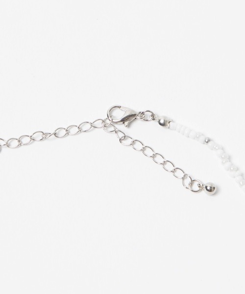 WEGO（ウィゴー）の「WEGO/フラワーパールミックスネックレス（ネックレス・レディース・ブラック/パープル/その他1・FREE）」の10枚目の写真