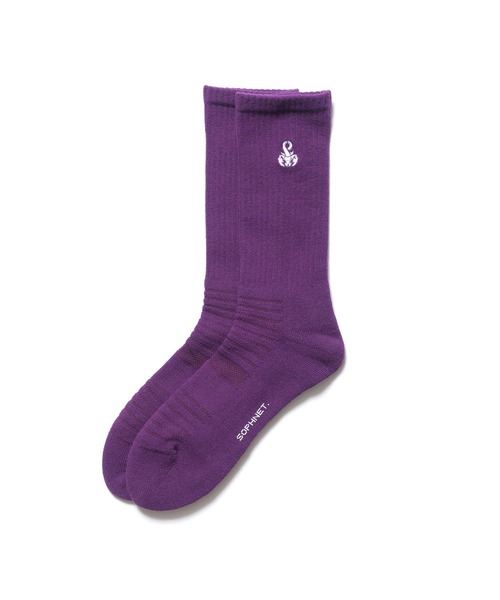 SOPHNET.(ソフネット)の「SCORPION SOCKS(ソックス/靴下・メンズ・ホワイト/ピンク/ベージュ/ブラック/パープル・LARGE/MEDIUM)」の5枚目の写真