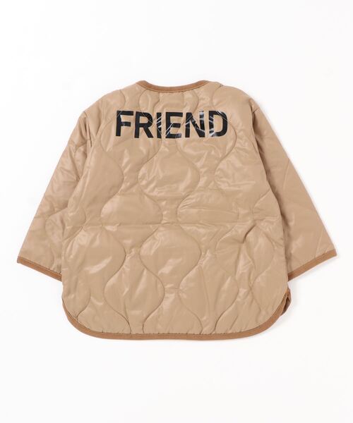 RAGMART（ラグマート）の「ナイロンキルトジャケット（ナイロンジャケット・キッズ・ブラック/ベージュ・95cm/90cm/80ｃｍ）」の11枚目の写真