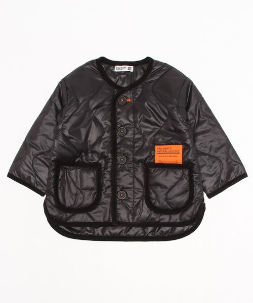 RAGMART（ラグマート）の「ナイロンキルトジャケット（ナイロンジャケット・キッズ・ブラック/ベージュ・95cm/90cm/80ｃｍ）」の4枚目の写真