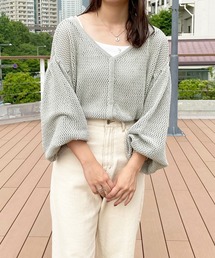 ショートメッシュカーデ【ZOZOTOWN限定アイテム】