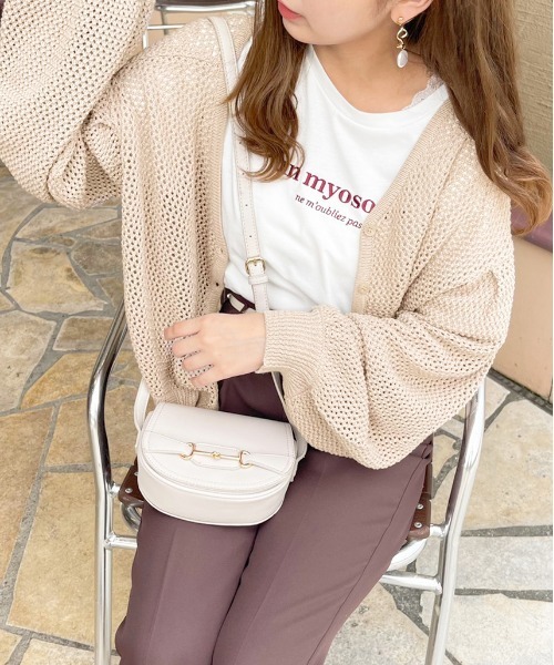 apres jour（アプレジュール）の「ショートメッシュカーデ【ZOZOTOWN限定アイテム】（カーディガン/ボレロ・レディース・オフホワイト/ミント/ベージュ/ピンクベージュ・フリー/X-LARGE）」の13枚目の写真