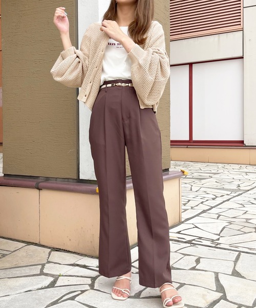 apres jour（アプレジュール）の「ショートメッシュカーデ【ZOZOTOWN限定アイテム】（カーディガン/ボレロ・レディース・オフホワイト/ミント/ベージュ/ピンクベージュ・フリー/X-LARGE）」の19枚目の写真