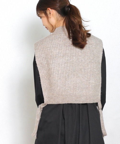 Crisp（クリスプ）の「レイヤードリブニットベスト（ベスト・レディース・ベージュ/アイボリー・FREE）」の19枚目の写真