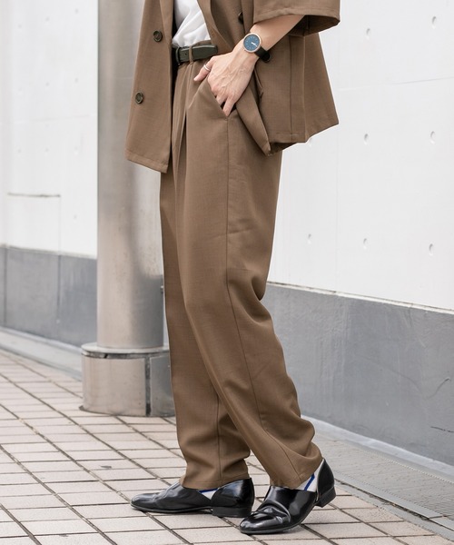 PairPair（ペアペア）の「ドライオックストラウザーパンツ/セットアップ対応(ユニセックス)（その他パンツ・レディース・アイボリー/ブラウン/グレイッシュブルー・MEDIUM/LARGE）」の11枚目の写真