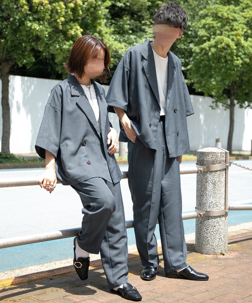 PairPair（ペアペア）の「ドライオックストラウザーパンツ/セットアップ対応(ユニセックス)（その他パンツ・レディース・アイボリー/ブラウン/グレイッシュブルー・MEDIUM/LARGE）」の15枚目の写真