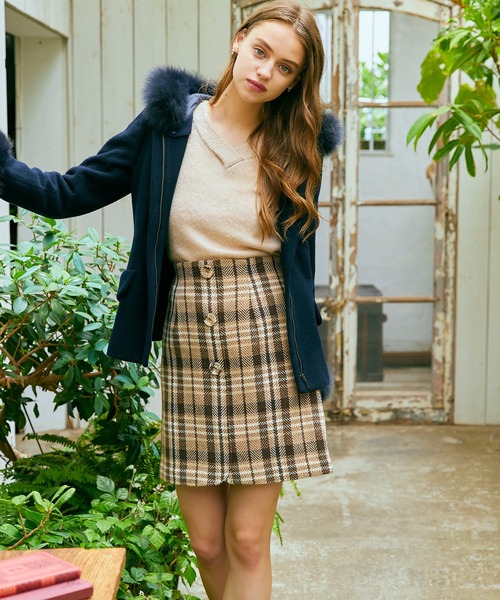 BE RADIANCE（ビーラディエンス）の「Backレースニットトップス（ニット/セーター・レディース・ネイビー/アイボリー/ピンク・FREE）」の8枚目の写真