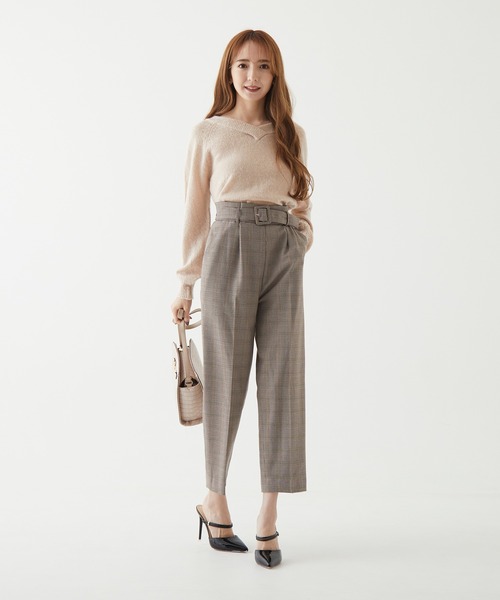 BE RADIANCE（ビーラディエンス）の「Backレースニットトップス（ニット/セーター・レディース・ネイビー/アイボリー/ピンク・FREE）」の16枚目の写真