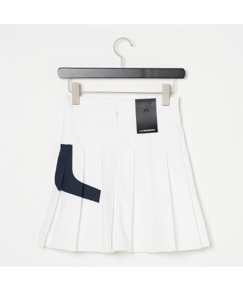 【新品】 J.LINDEBERG ジェイリンドバーグ ニット スカート ホワイト 週末限定値下げ ジェイリンドバーグ スカート ジェイリンドバーグ JL