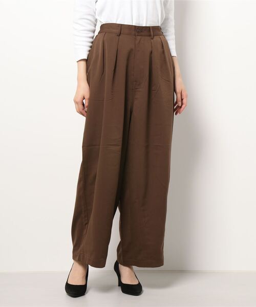 sm2rhythm（サマンサモスモスリズム）の「コクーンパンツ（その他パンツ・レディース・ブラック/ダークブラウン/ブラウン・ﾌﾘ-）」の4枚目の写真