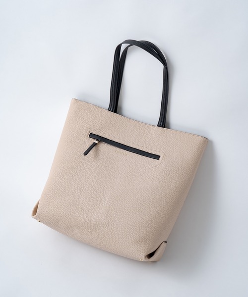 FIORELLI（フィオレッリ）の「【FIORELLI/フィオレッリ】A4 BIGスクエアトートバッグ（トートバッグ・レディース・ブラウン/その他・FREE）」の2枚目の写真