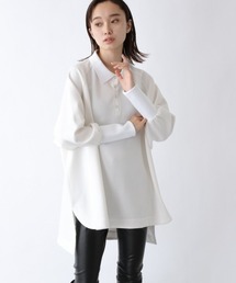 JEANASIS | スムースカットBIGポロプルオーバー/216181(Tシャツ/カットソー)