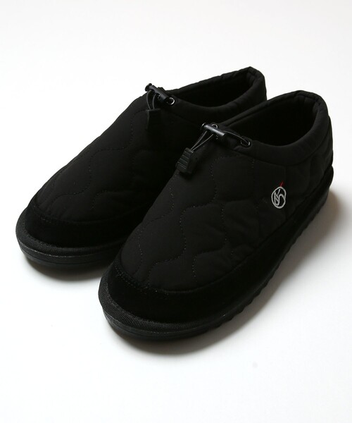 FREAK'S STORE（フリークスストア）の「WEB限定 FREAK'S STORE OUTDOORS/フリークスアウトドアーズ キルティングモックシューズ/スリッポン（スニーカー・メンズ・ブラック/オリーブ・23cm/24cm/25cm/26cm/27cm/28cm）」の4枚目の写真