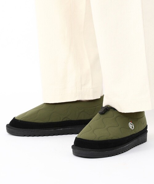 FREAK'S STORE（フリークスストア）の「WEB限定 FREAK'S STORE OUTDOORS/フリークスアウトドアーズ キルティングモックシューズ/スリッポン（スニーカー・メンズ・ブラック/オリーブ・23cm/24cm/25cm/26cm/27cm/28cm）」の10枚目の写真