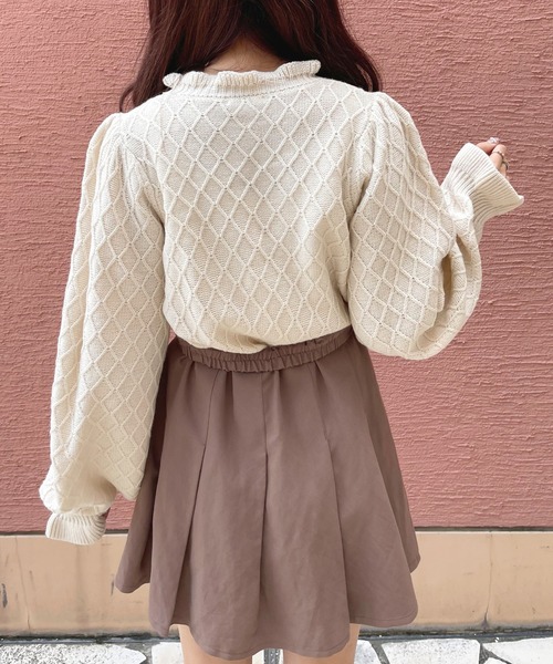 apres jour（アプレジュール）の「フラワー刺繍ニットプルオーバー【ZOZOTOWN限定アイテム】（ニット/セーター・レディース・ラベンダー/モカ/アイボリー/ブルー系その他・フリー/X-LARGE）」の20枚目の写真