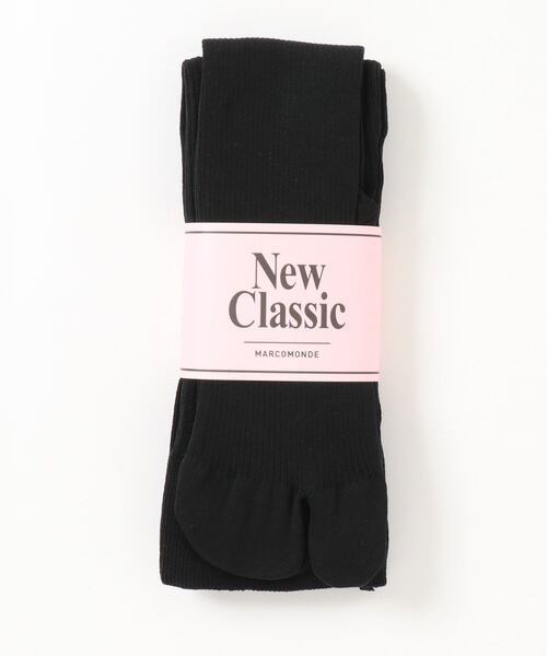 MARCOMONDE(マルコモンド)の「MARCOMONDE/fine gauge tabi tights(タイツ/ストッキング・レディース・ブラック/ベージュ・FREE)」の1枚目の写真