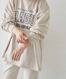 PUAL CE CIN | ピグメント裏毛プルオーバー(Tシャツ/カットソー)