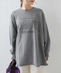 PUAL CE CIN | ピグメント裏毛プルオーバー(Tシャツ/カットソー)