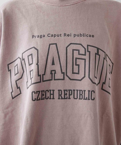 PUAL CE CIN（ピュアルセシン）の「ピグメント裏毛プルオーバー（Tシャツ/カットソー・レディース・グレー/チャコールグレー/ベージュ/グリーン/ローズ・FREE）」の9枚目の写真