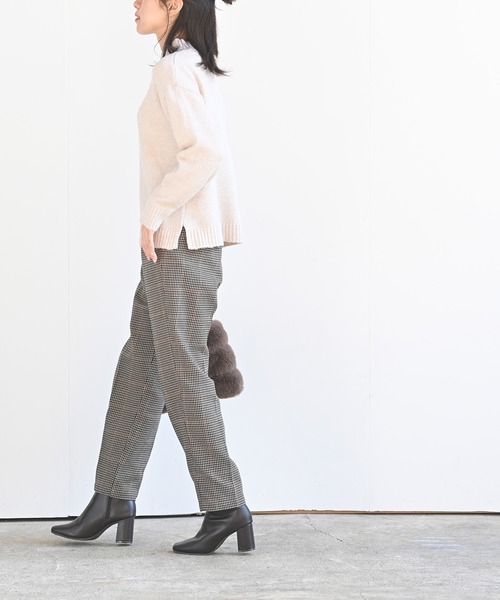 rps(アールピーエス)の「ブークレープチハイネックニットプルオーバー(ニット/セーター・レディース・グリーン/アイボリー/杢グレー/ブラック・M)」の6枚目の写真