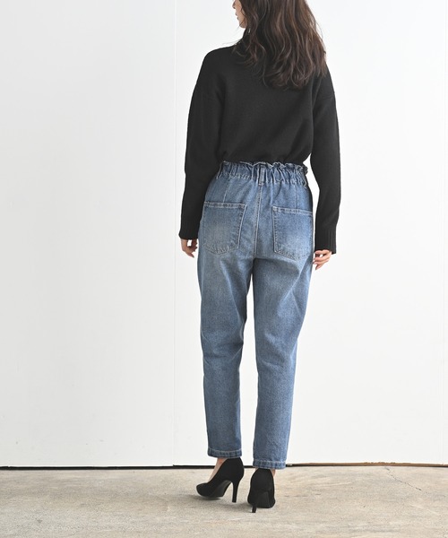 rps(アールピーエス)の「ブークレープチハイネックニットプルオーバー(ニット/セーター・レディース・グリーン/アイボリー/杢グレー/ブラック・M)」の16枚目の写真