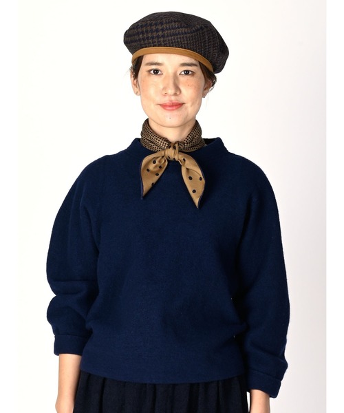 45R フロート縮絨deパフTシャツ ウールプルオーバー トップス 45R（フォーティファイブアール）の「フロート縮絨deパフTシャツ