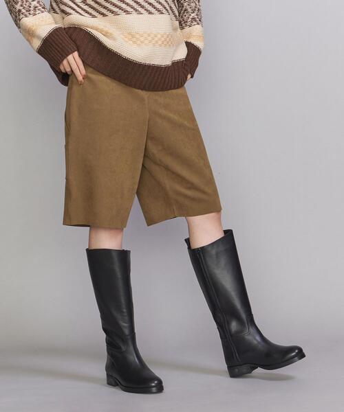 BEAUTY&YOUTH UNITED ARROWS(ビューティーアンドユースユナイテッドアローズ)の「BY フェイクスエードペインター ショートパンツ -ウォッシャブル-(その他パンツ・レディース・ブラウン/グレー・S/M)」の6枚目の写真