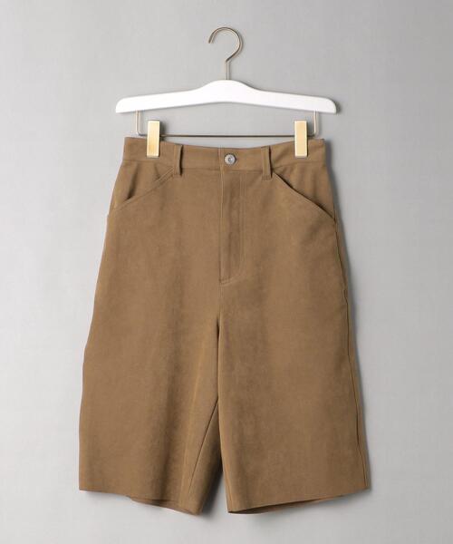 BEAUTY&YOUTH UNITED ARROWS(ビューティーアンドユースユナイテッドアローズ)の「BY フェイクスエードペインター ショートパンツ -ウォッシャブル-(その他パンツ・レディース・ブラウン/グレー・S/M)」の9枚目の写真