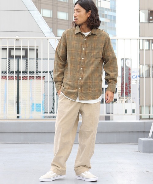 RICCARDO METHA(リカルドメッサ)の「RICCARDO METHA/リカルドメッサ 1TUCK WIDE PANTS V0029/8walleCORDUROY SOLID J8132 コーデュロイワイドパンツ(その他パンツ・メンズ・ライトブラウン/ベージュ/ブラック・44/46/48)」の11枚目の写真