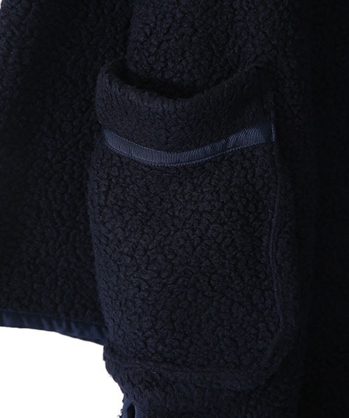 PORTER CLASSIC（ポータークラシック）の「Porter Classic / ポータークラシック：FLEECE SHIRT JACKET：PC-022-1746[COR]（その他アウター・メンズ・ネイビー・2/3）」の11枚目の写真