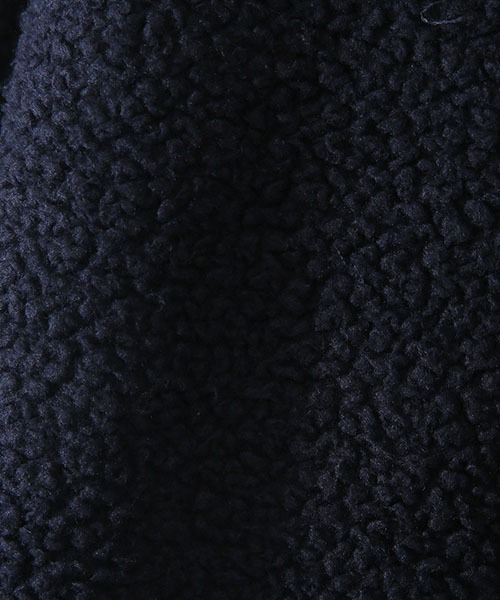 PORTER CLASSIC（ポータークラシック）の「Porter Classic / ポータークラシック：FLEECE SHIRT JACKET：PC-022-1746[COR]（その他アウター・メンズ・ネイビー・2/3）」の12枚目の写真