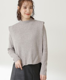N.（N. Natural Beauty Basic） | ◆ボトルネックベストニットセット(ニット/セーター)