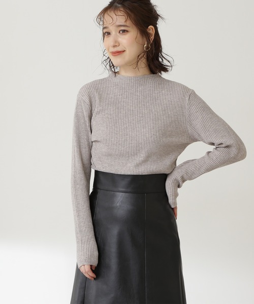 N.（N. Natural Beauty Basic）（エヌエヌナチュラルビューティーベーシック）の「◆ボトルネックベストニットセット（ニット/セーター・レディース・ベージュ/グレー/オフホワイト・MEDIUM）」の11枚目の写真