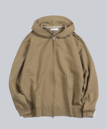 WHITE MAILS（ホワイトメイルズ）の「COTTON PAPER PILE URAKE ZIP UP HOODIE / ヘビーウェイト裏毛ジップアップパーカー【UNISEX】（パーカー）」