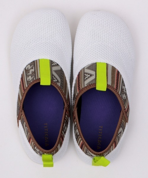 チチカカ(チチカカ)の「キルティングメッシュスニーカー(スリッポン・レディース・ホワイト/ブラック/カーキ・LARGE/MEDIUM)」の14枚目の写真